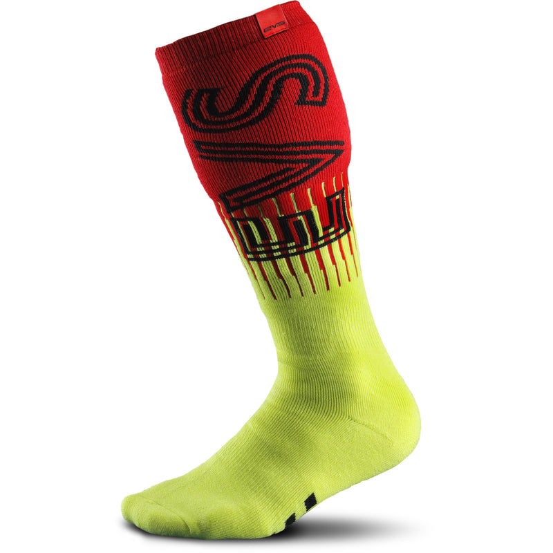 EVS Sports - Moto Socks - Torino Hi-Viz/Red 